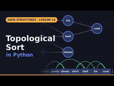 Topological Sort in Python: Kahn's Algorithm, Step by Step
