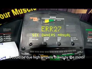 Precore Treadmill Error 27