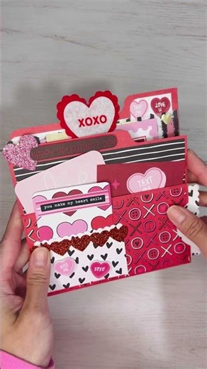 Valentine File Folder (tutorial by @Pinkstrawberryz)