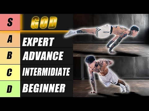 RANKING CALISTHENICS EXERCISES (Beginner To God)