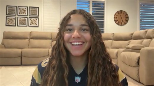 In complete shock: Makena Cook reacts to Nebraska flag football scholarship offer