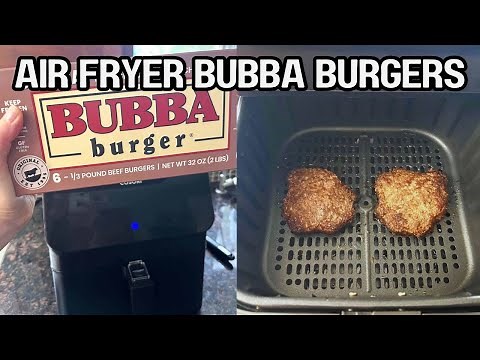 Air Fryer Frozen Bubba Burgers 🍔 Perfect Juicy Results in 15 Minutes! No Thaw Needed