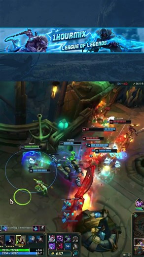 Shaco - Moment No 525 #shorts #leagueoflegends #moment #hourmix @1HourMixLegends