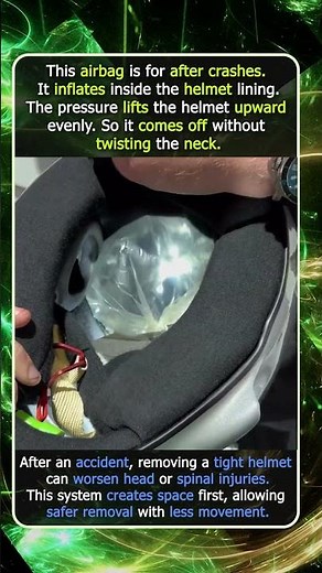 Why They Inflate A Bag Inside The Helmet