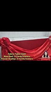 Valentines Basic Flower Scallop Table Skirt Ideas Valentines #valentines #mothersday #valentinesdecor #anniversary #christening #birthday #decor #wedding #fblifestyletyle #jasmindiy | Jasmin Diy
