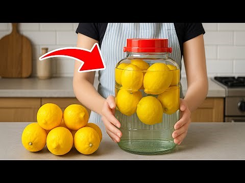 The Secret Way to Store Lemons for 12 Months Without Spoiling! | Tracy Tips