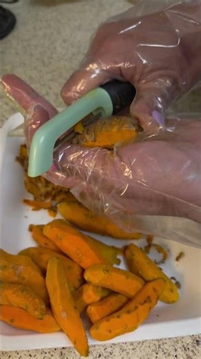 How to make turmeric powder in Air Fryer #shorts