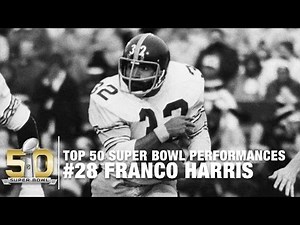 #28: Franco Harris Super Bowl IX Highlights | Top 50 Super Bowl Performances