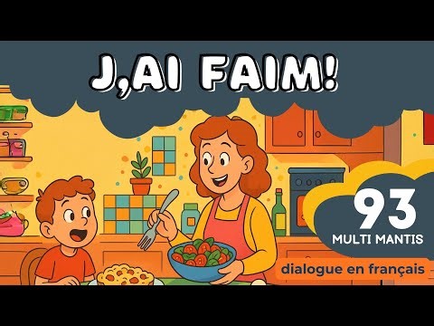Dialogue en français Nº 93 – J’ai faim !