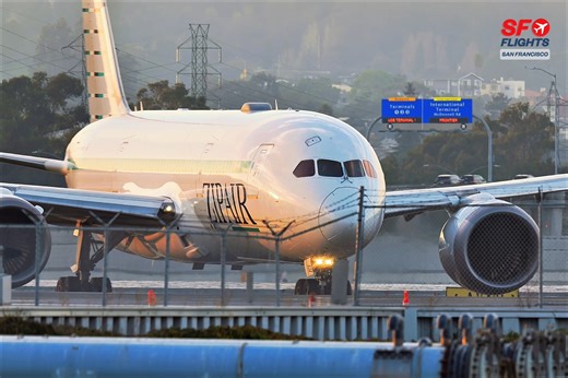 SF FLIGHTS Plane Spotting | 🇯🇵 ZIPAIR Tokyo Boeing 787 Dreamliner (JA822J) Preparing for Departure to Tokyo at San Francisco International Airport (SFO) | Dec. 16,... | Instagram