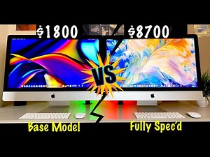 NEW 2020 Base iMac vs Fully Spec'd iMac 10-Core i9 + Radeon Pro 5700 XT | Performance and Speed Test