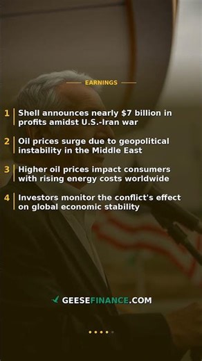 Shell Profits Soar Amidst U.S.-Iran War Fueling Oil Surge