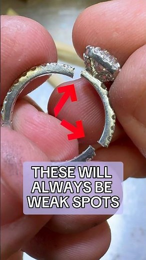 Reviving an engagement ring that completely broke apart #restoration #satisfying #jewelryrepair