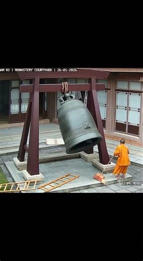 Monk Fixes Temple Bell Gone WRONG 😭🔔