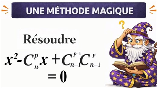 Une technique géniale pour s'en sortir avec cette équation | Romain Bernet