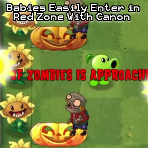 Cold Dragon vs Babies Canon🥶 #pvz #plantvszombiefusion #pvz2 #shorts