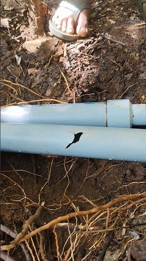 Drip irrigation main pipeline burst