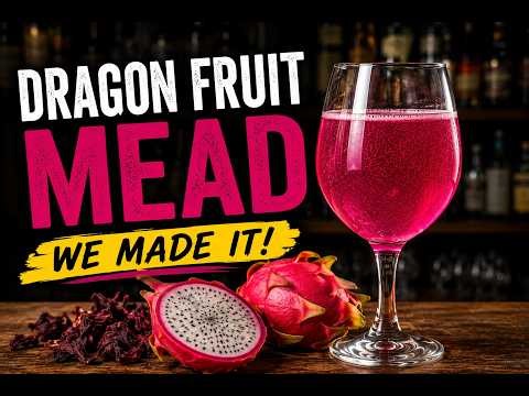 We Made Dragon Fruit Mead... Was It Worth It?