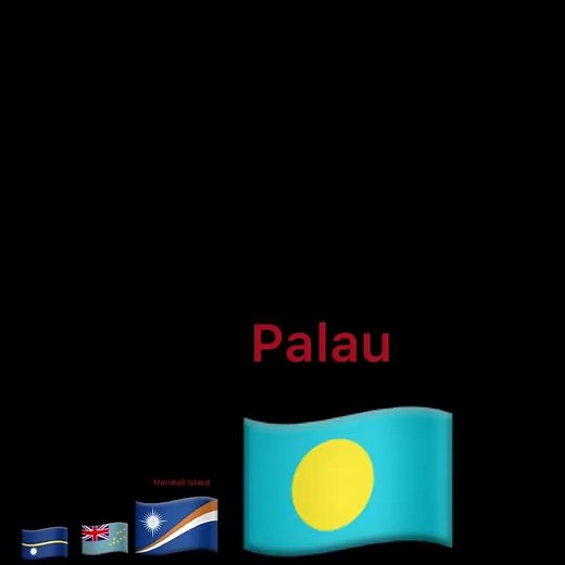 Oceania Country size comparison