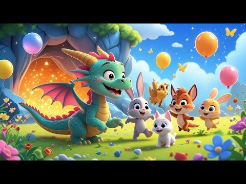 Cute Baby Lizard Adventures in Magical Jungle – Fun Kids Cartoon Story ❤️