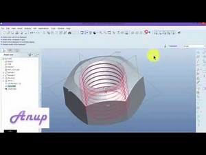 How to create Nut in ProE Wildfire 5.0