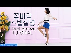 [예주쌤라인댄스]꽃바람 라인댄스 스텝설명 Floral Breeze Line Dance Tutorial