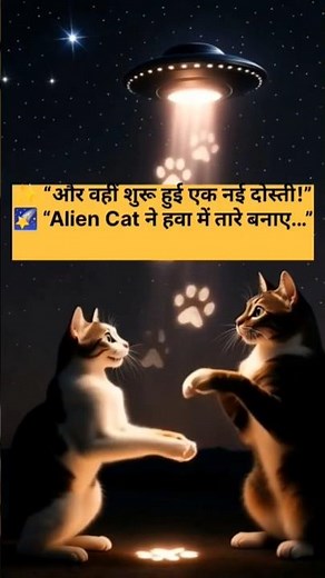 जब Alien Ship धरती पर आई 😱 | Minni Aur Alien Cat Ki Amazing Story | Kitty Clips