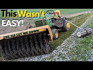 Is This A Better Way To Remove Snow Stones From Your Yard? Trying Sweepster Broom To Remove Rocks