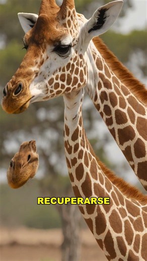 ¿Cómo duermen las jirafas? ¡Solo 2 horas al día! 🐒