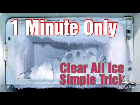 In Just One Minute, How To Remove Ice From Your Fridge, Freezer, and From Car With a Towel