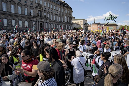 Se billederne: Endnu en historisk Palæstina-demonstration i København