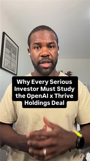 Atlas Berry on Instagram: "OpenAI taking an equity stake in Thrive Holdings is the moment the VC model breaks. Capital, compute and engineers embedded inside real-economy companies. This is full-stack investing. OpenAI, Thrive Capital, Joshua Kushner, enterprise AI, VC, PE, LPs, startups."