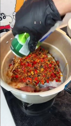How to Make Spicy Steamed Fish Head with Chopped Chili | 剁椒鱼头 Full Cooking Process