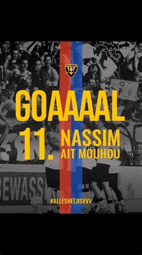 GOAL! - Nassim Ait Mouhou in the 53rd minute 1-[3]. #football #highlights #goals #jutvvv #venlo