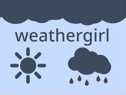 Weathergirl animation in Scratch