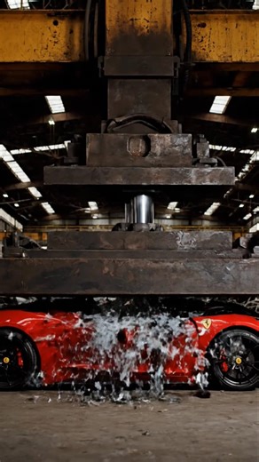 A Hidrolic machine pressing 😱. #ytshorts #youtuber #ytviral #ai #aishorts #aiart #hidrolik #viral