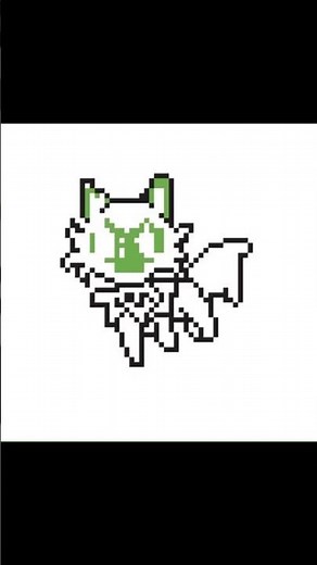 updated custom sprigatito front sprite based on my sketch #pokemon #fanart #pixelart