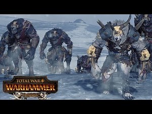 1200 Werewolves vs 2500 Vampires - Total War Warhammer Norsca DLC Gameplay