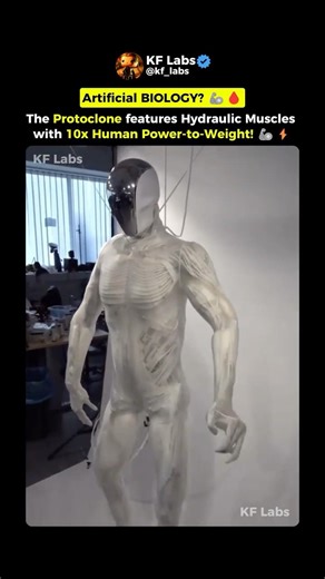 The "Protoclone" Humanoid: 1:1 Artificial Anatomy 🤖🦴