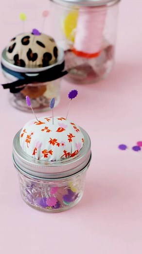 51 reactions | Make the cutest pin cushion ever with a new tutorial - stash more pins in the mason jar or make it a full sewing kit! I’m going to use mine as a hand sewn binding kit for sewing quilt binding on the couch! ✂️✂️ . . . . #sew #sewing #sewinghacks #sewinghack #sewinghandmade #quilt #quilting #quiltersgonnaquilt #quiltsofinstagram #sewquilted #diy #sewingkit #makeit #diycrafts #maker #makersgonnamake | see kate sew | Facebook