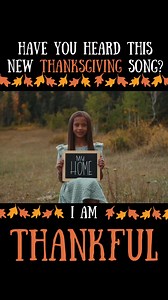 Have you heard this new Christian Thanksgiving song?? "I Am Thankful" by Angie Killian, James Stevens, & Joelle Einerson. #Thanksgiving | Angie Killian Music