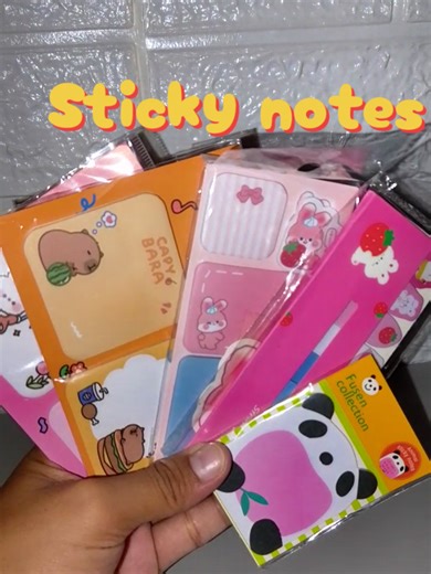 Cute sticky notes; little reminder for you❤️📒 #stationery #scoop #stationeryaddict #notes #stickynotes