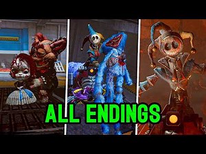 CHAPTER 5 All Endings (PROTOTYPE kills PLAYER, HUGGY & KISSY) | Poppy Playtime [Chapter 5] Showcase