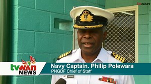 The joint operations have been in conjunction with COVEC. The PNGDF Chief of Staff, Navy Captain, Philip Polewara gave a brief outline recently about the works being carried out. | TVWAN Online