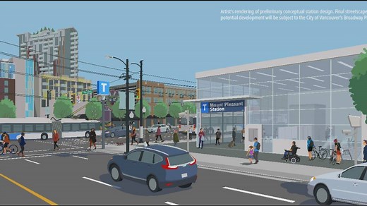 Work begins on SkyTrain extension down Broadway in Vancouver