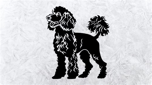 Poodle SVG Clipart Bundle: Hand Drawn Puppy Cut Files (instant Download) - Etsy