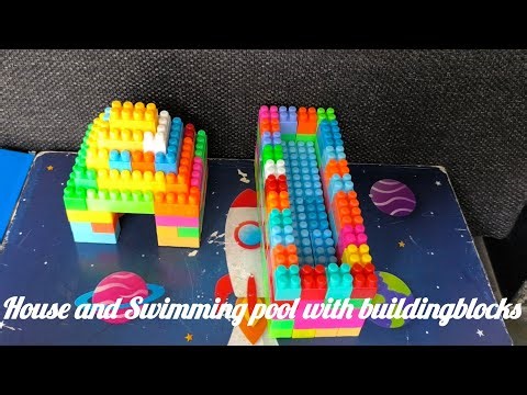 Satisfying DIY blocks House and Swimming pool|Blockvedio|Buildingblocks|Blocksbuilding|Blockgames