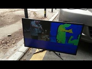stereo vision (semi-global matching) on FPGA real time demo, www.3Deepercept.com