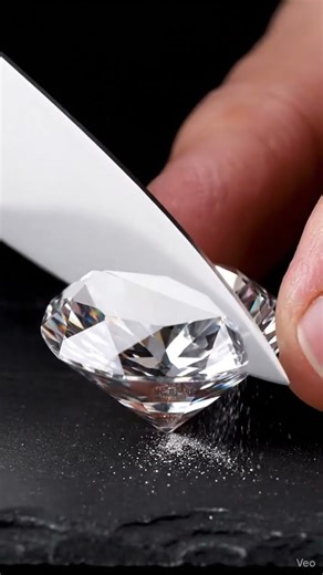 Real Diamond Block + Knife = The Most Addictive ASMR Video💎