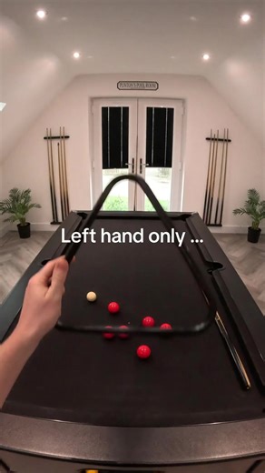 Mastering Left-Handed Pool Shots Challenge